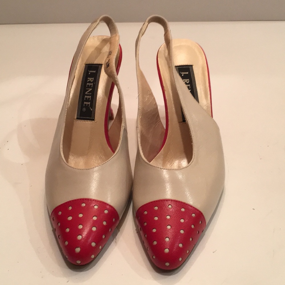 BEATIFULL VINTAGE J, RENEE, SLING BACK,
